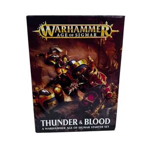 Warhammer Age of Sigmar Blood and Thunder Starter Set New Open Box